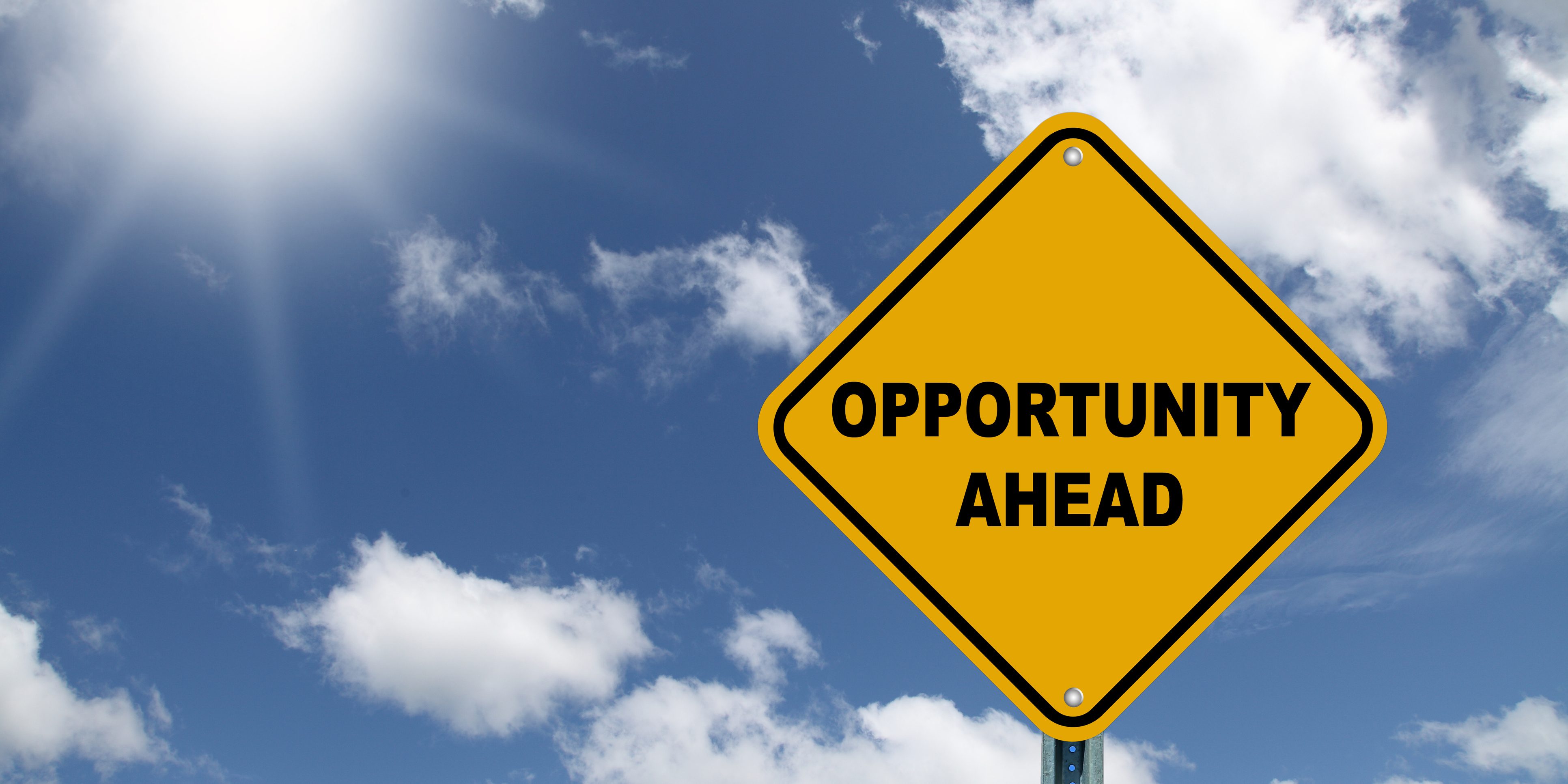 Opportunity Ahead Sign Website Header